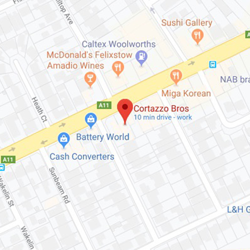 Cortazzo Bros - Map